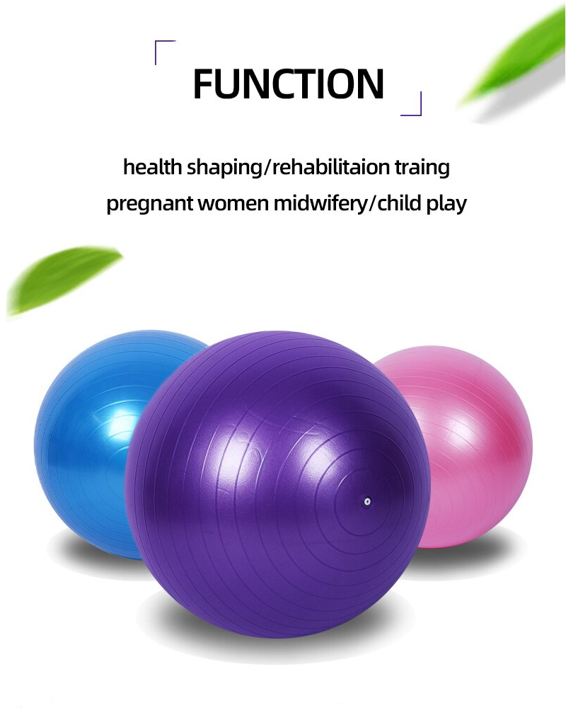COPOZZ Sports Yoga Balls Pilates Fitness Gym Balance Fitball Massage Training Workout Exercise Ball 55cm 65cm 75cm without pump COPOZZ Sports Yoga Balls Pilates Fitness Gym Balance Fitball Massage Training Workout Exercise Ball 55cm 65cm 75cm without pump
