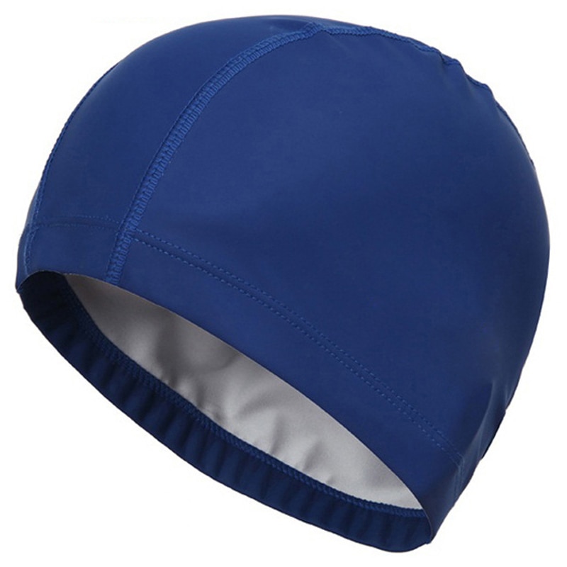 2020 Elastic Waterproof PU Fabric Protect Ears Long Hair Sports Swim Pool Hat Swimming Cap Free size for Men & Women Solid Color 2020 Elastic Waterproof PU Fabric Protect Ears Long Hair Sports Swim Pool Hat Swimming Cap Free size for Men & Women Solid Color